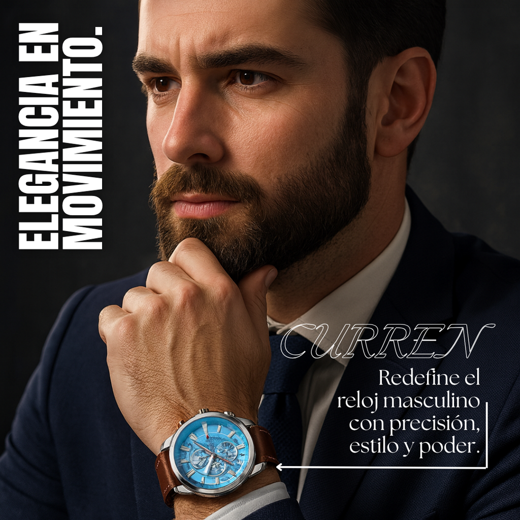 Reloj Curren 8291 Para Hombre Pulso Cuer